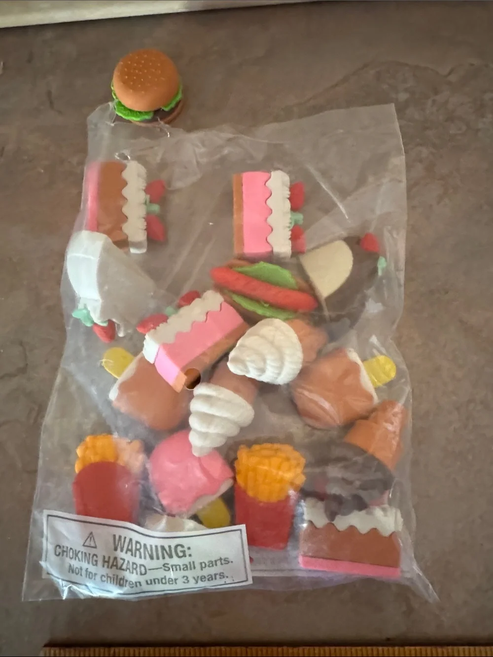Assorted Pink Party Food Set - Mini Play Treats
